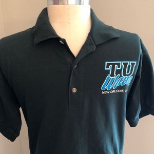 Tulane Green Wave Polo. Size S